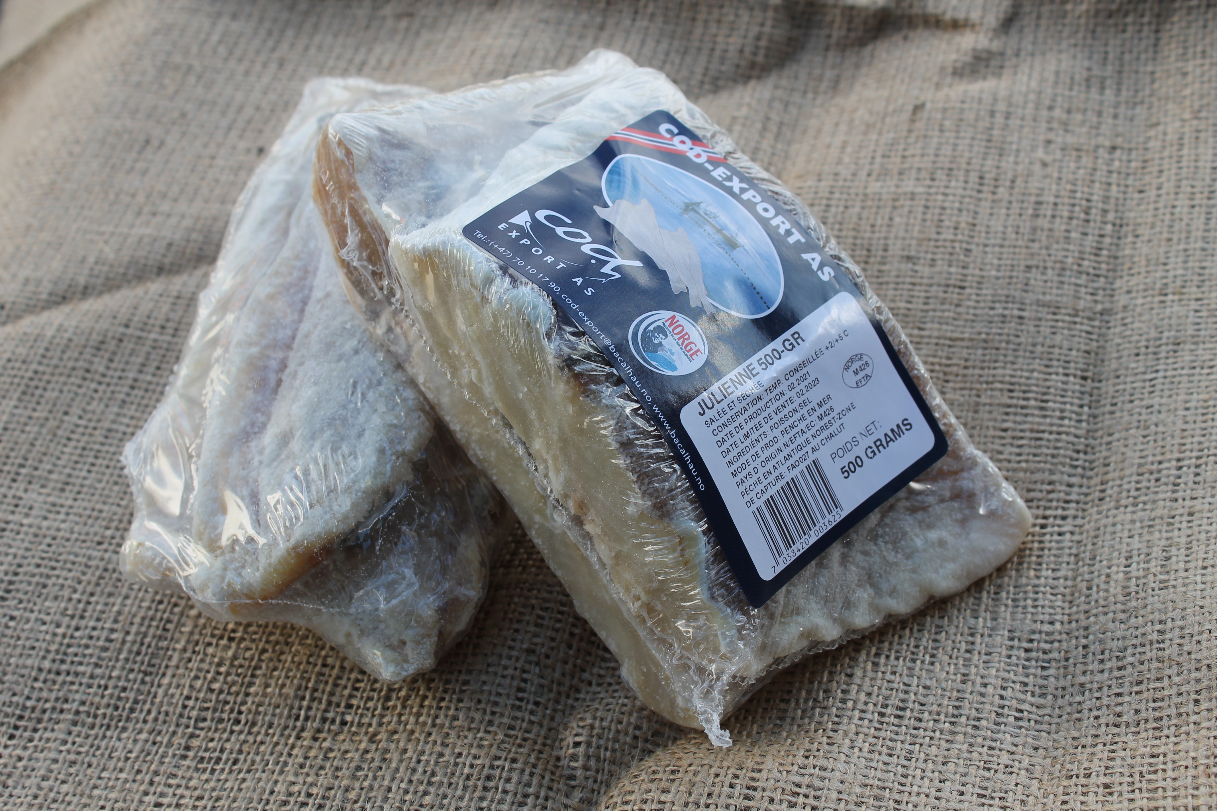 Stockfish - Bacalao / Bacalhau, dried, approx. 1.5 kg, Loose